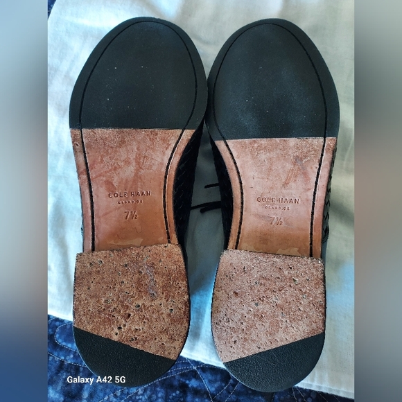 EUC Cole Haan woven oxfords, 7.5 C width - Picture 6 of 8